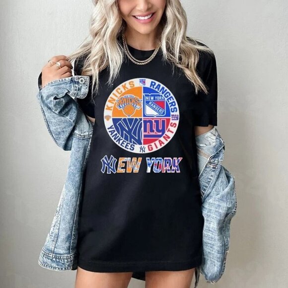 Kristi
M Other - New York Knicks Rangers Yankees NYC Sports Culture Fan T-Shirt